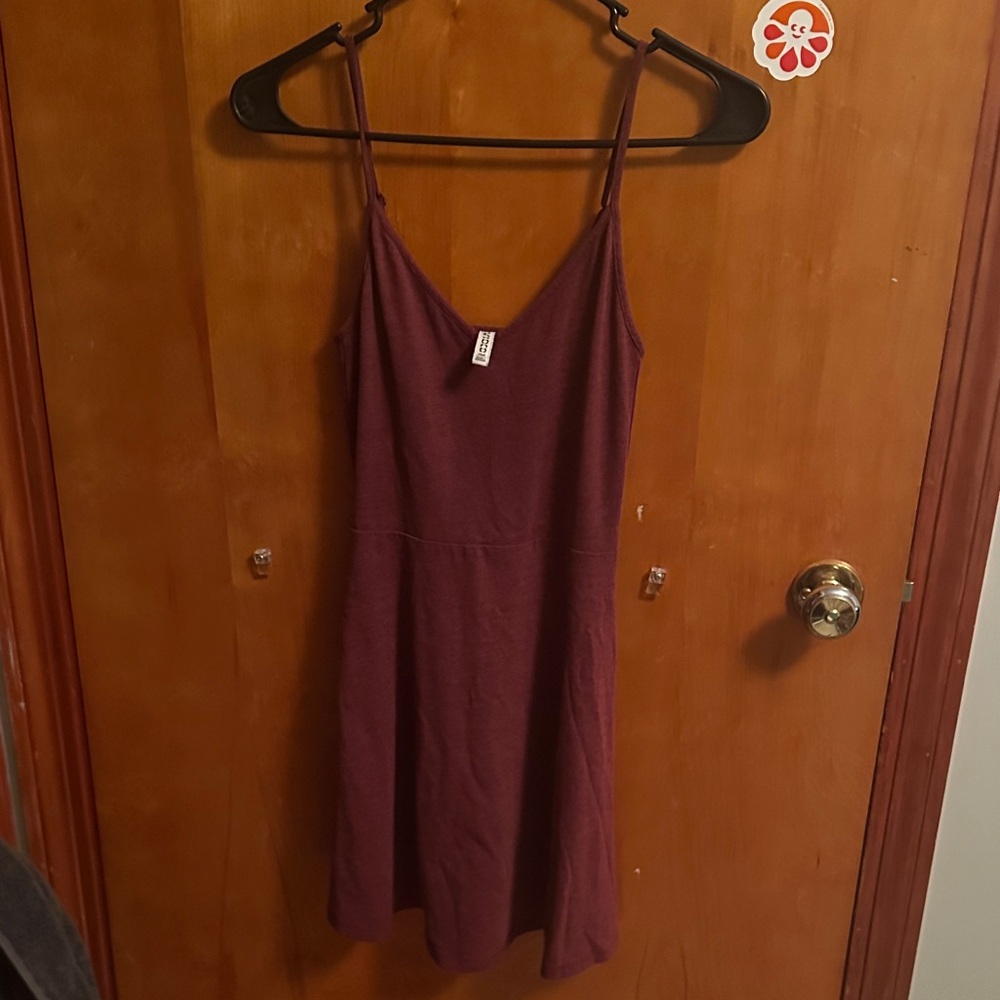 Purple Spaghetti Strap Dress